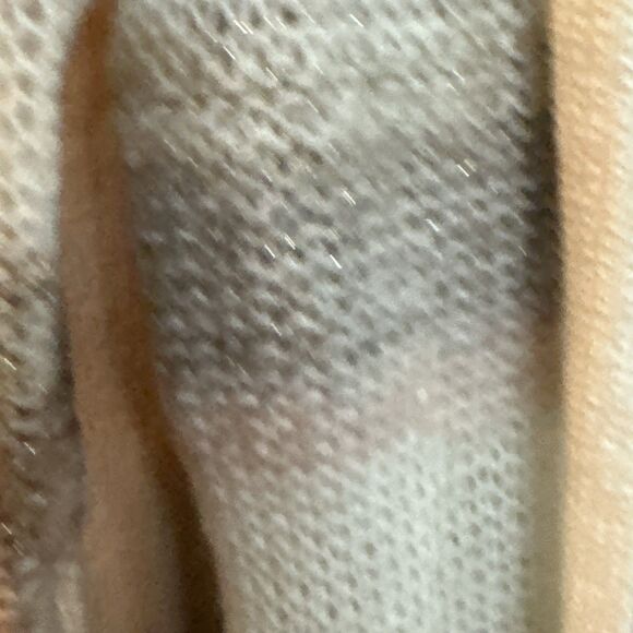 Numph Anthropologie Metallic Knit Woven Cardigan Sz XS MSRP $148 - Picture 6 of 10